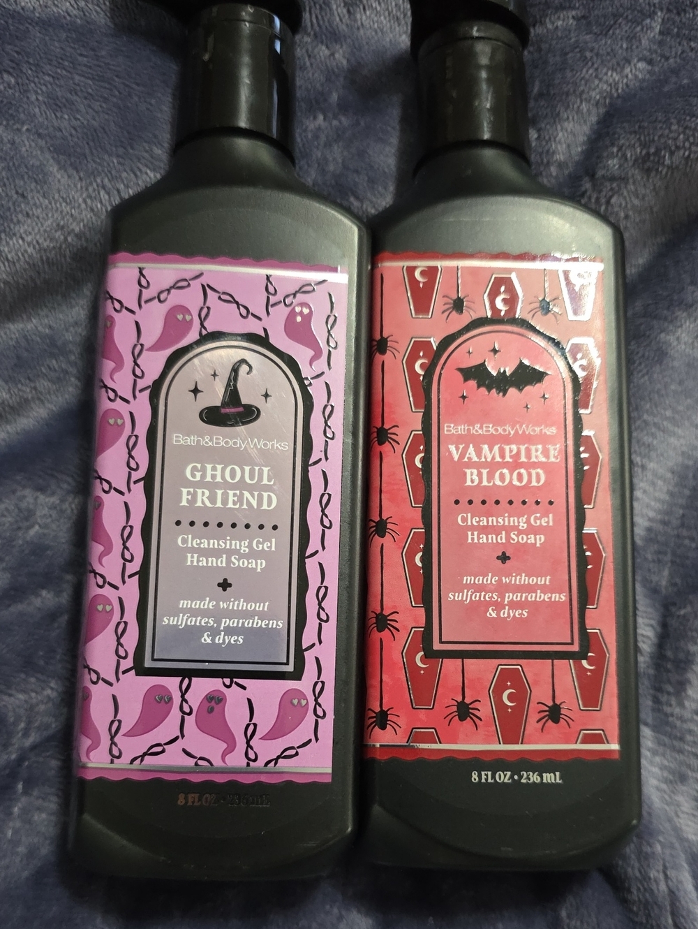 Bath & Body Works Ghoul Friend & Vampire Blood Gel Hand Soaps - NEW